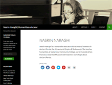 Tablet Screenshot of nasrinnaraghi.com